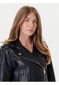 MICHAEL Michael Kors Kurtka skórzana MT520IE8RK Czarny Regular Fit. Kolor: czarny. Materiał: skóra #4