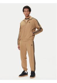 Adidas - adidas Bluza adicolor Woven Firebird JY1333 Beżowy Loose Fit. Kolor: beżowy. Materiał: syntetyk #4