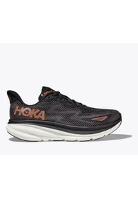 HOKA - Buty do biegania damskie Hoka One One Clifton 9. Kolor: czarny. Materiał: syntetyk, materiał. Szerokość cholewki: normalna. Sport: bieganie