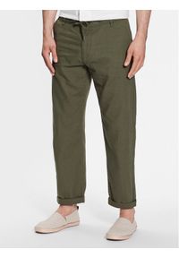 INDICODE Spodnie materiałowe Clio 60-301 Khaki Regular Fit. Kolor: brązowy. Materiał: materiał, bawełna #1
