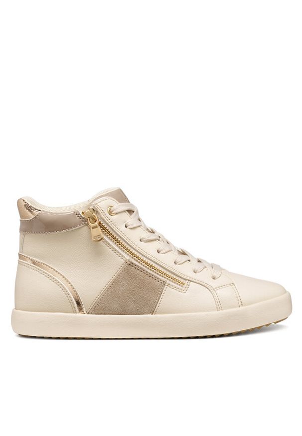 Geox Sneakersy D Blomiee D366HD 05422 C5V5A Beżowy. Kolor: beżowy. Materiał: skóra