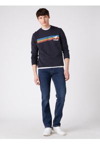 Wrangler - MĘSKA BLUZA WRANGLER EXPLORER SWEAT DARK NAVY W6D0HYXAE