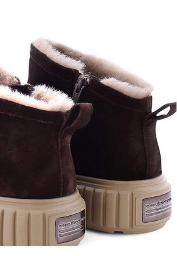 KENNEL&SCHMENGER - Kennel & Schmenger Śniegowce Zap 61-25860.658 Brązowy. Kolor: brązowy. Materiał: zamsz, skóra