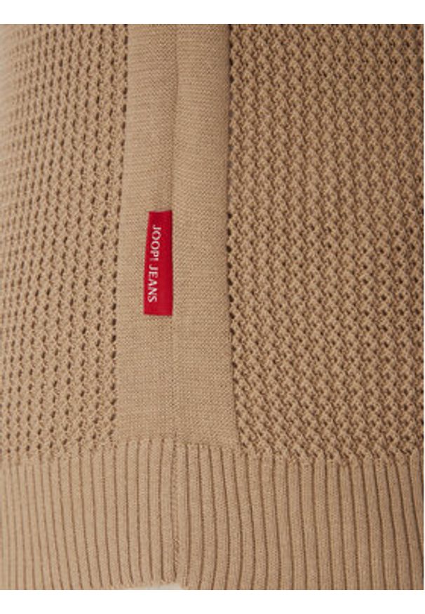JOOP! Jeans Polo 15 JJK-08Vicono 30045448 Beżowy Modern Fit. Typ kołnierza: polo. Kolor: beżowy. Materiał: bawełna