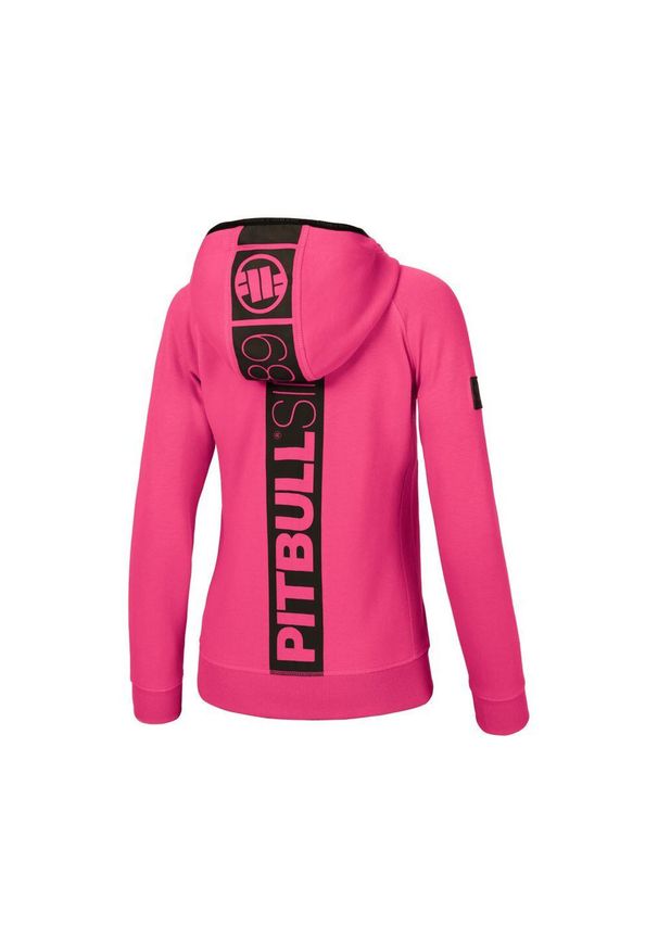 PITBULL - Bluza damska Pitbull rozpinana z kapturem Fuchsia. Typ kołnierza: kaptur. Kolor: różowy