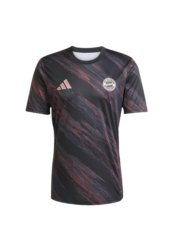 Adidas - Koszulka FC Bayern 25/26 Pre-Match. Kolor: czarny. Sport: piłka nożna
