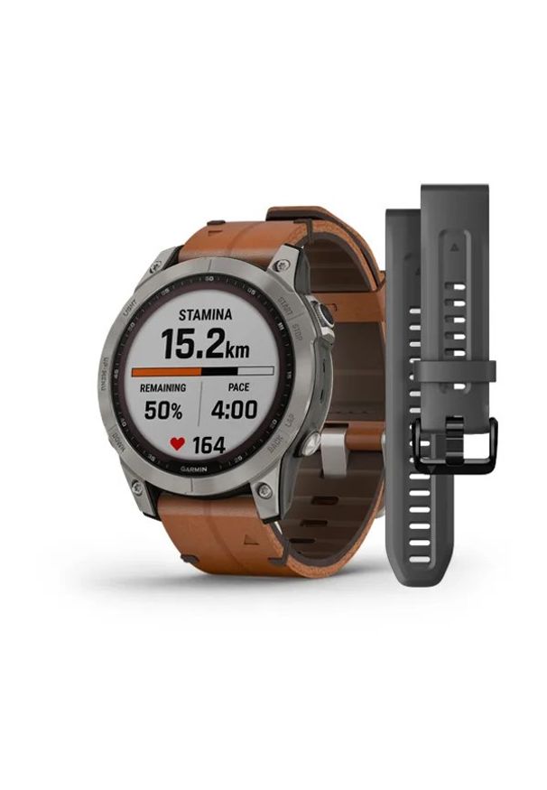 Zegarek Męski GARMIN fēnix® 7 – Sapphire Solar Edition Fenix 7 010-02540-31. Rodzaj zegarka: analogowe. Styl: casual, elegancki, sportowy