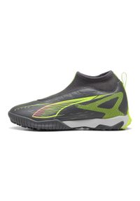 Puma - Buty piłkarskie dziecięce PUMA Ultra 5 Match+ LL TT + Mid Jr. Kolor: żółty. Sport: piłka nożna