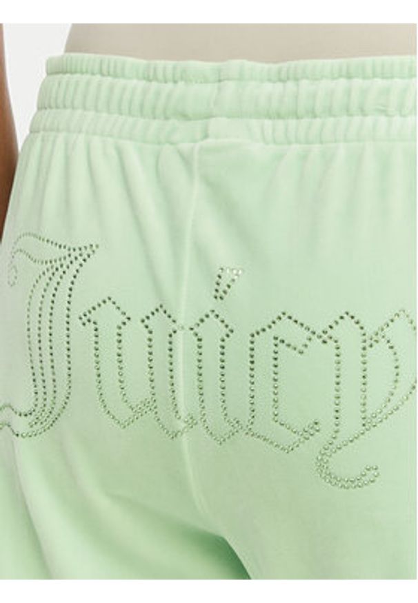 Juicy Couture Spodnie dresowe Tina JCWBJ126327 Zielony Straight Leg. Kolor: zielony. Materiał: syntetyk