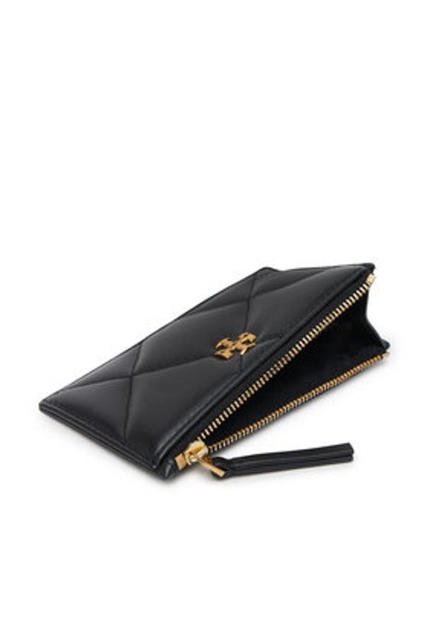 Tory Burch Duży Portfel Damski 158629 Czarny. Kolor: czarny. Materiał: skóra