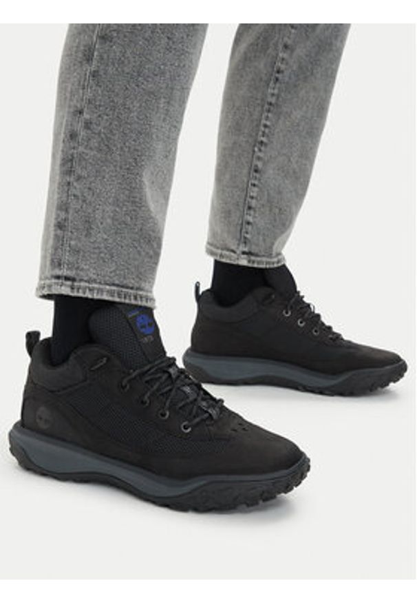 Timberland Sneakersy Timbercush Motion 7 Mid TB0A6F7EW051 Czarny. Kolor: czarny. Materiał: materiał