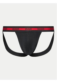 Hugo Komplet 3 par slipów Jock Strap 50517882 Czarny. Kolor: czarny. Materiał: bawełna #3