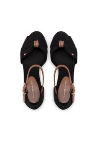 TOMMY HILFIGER - Tommy Hilfiger Espadryle Elba 40D FW0FW00906 Czarny. Kolor: czarny. Materiał: materiał #4