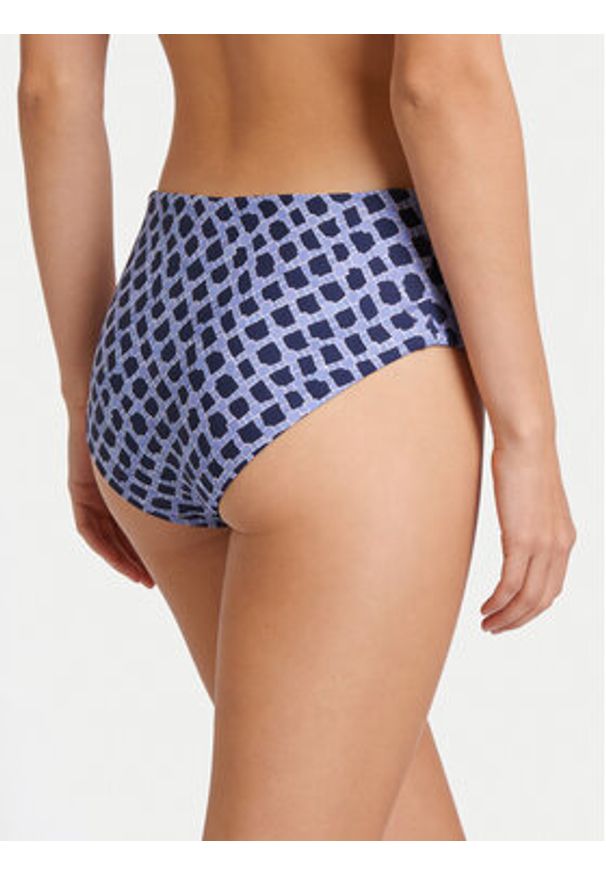 Seafolly Dół od bikini Marseille 40646-301 Granatowy. Kolor: niebieski. Materiał: syntetyk