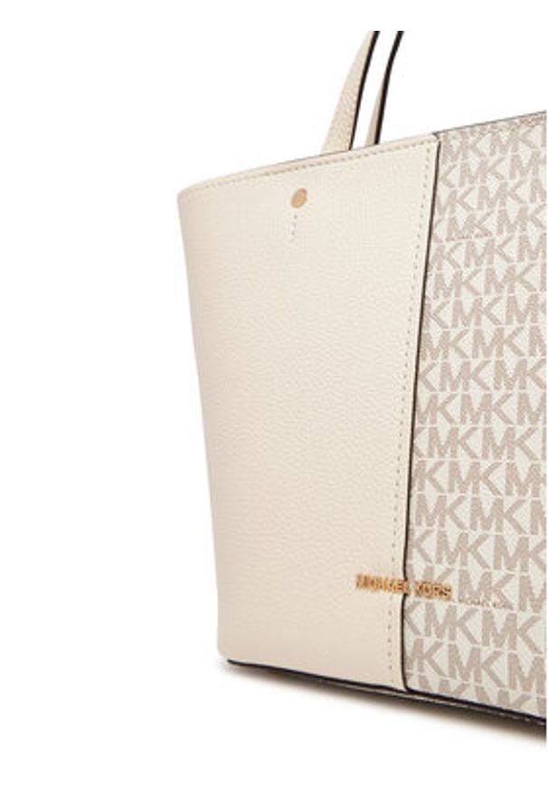 MICHAEL Michael Kors Torebka Flora 30T5GFFT2B Beżowy. Kolor: beżowy. Materiał: skórzane