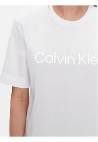Calvin Klein Performance T-Shirt 00GWS3K128 Biały Relaxed Fit. Kolor: biały. Materiał: syntetyk #4