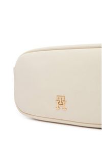 TOMMY HILFIGER - Tommy Hilfiger Torebka Th Logotape Camera Bag AW0AW18741 Biały. Kolor: biały. Materiał: skórzane #6