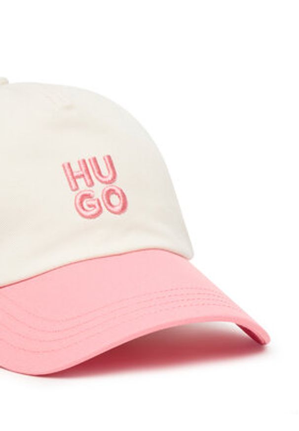 Hugo - HUGO Czapka z daszkiem Asya 50546581 Różowy. Kolor: różowy. Materiał: bawełna, materiał