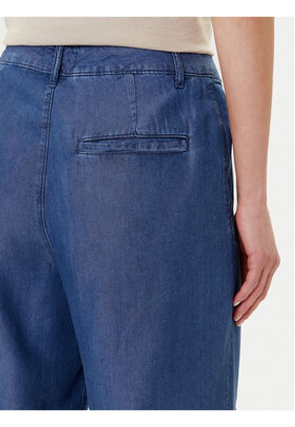 United Colors of Benetton - United Colors Of Benetton Bermudy 4KHND9020 Niebieski Relaxed Fit. Kolor: niebieski. Materiał: lyocell