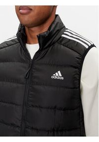 Adidas - adidas Kamizelka Essentials 3-Stripes HZ5728 Czarny Regular Fit. Kolor: czarny. Materiał: syntetyk #3
