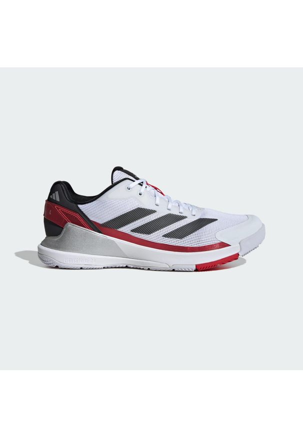 Adidas - Buty Crazyquick Padel. Zapięcie: zamek. Kolor: czerwony, biały, wielokolorowy, czarny. Sport: tenis