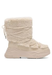 DeeZee Śniegowce NELA WS6009-01 Beżowy. Kolor: beżowy. Materiał: materiał #1