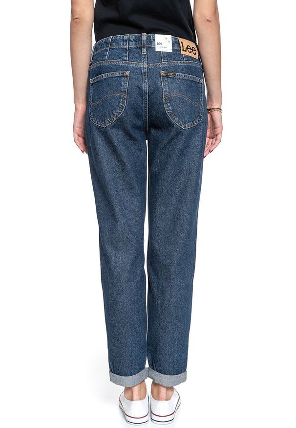 Lee - SPODNIE DAMSKIE LEE TAILORED MOM DARK WORN L31IRDEP 112107151