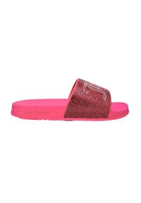 Juicy Couture - JUICY COUTURE Różowe klapki Donna Diamante Slider, Rozmiar 37. Kolor: różowy