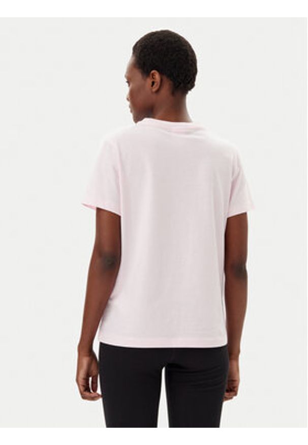 Champion T-Shirt 117650 Różowy Slim Fit. Kolor: różowy. Materiał: bawełna