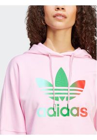 Adidas - adidas Bluza IK7863 Różowy. Kolor: różowy. Materiał: bawełna #8