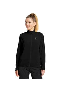 Haglöfs - Bluza polarowa damska Buteo Mid. Kolor: czarny. Materiał: polar