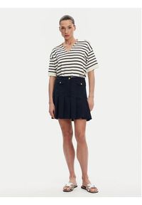 TOMMY HILFIGER - Tommy Hilfiger Sweter WW0WW45400 Beżowy Regular Fit. Kolor: beżowy. Materiał: bawełna #4