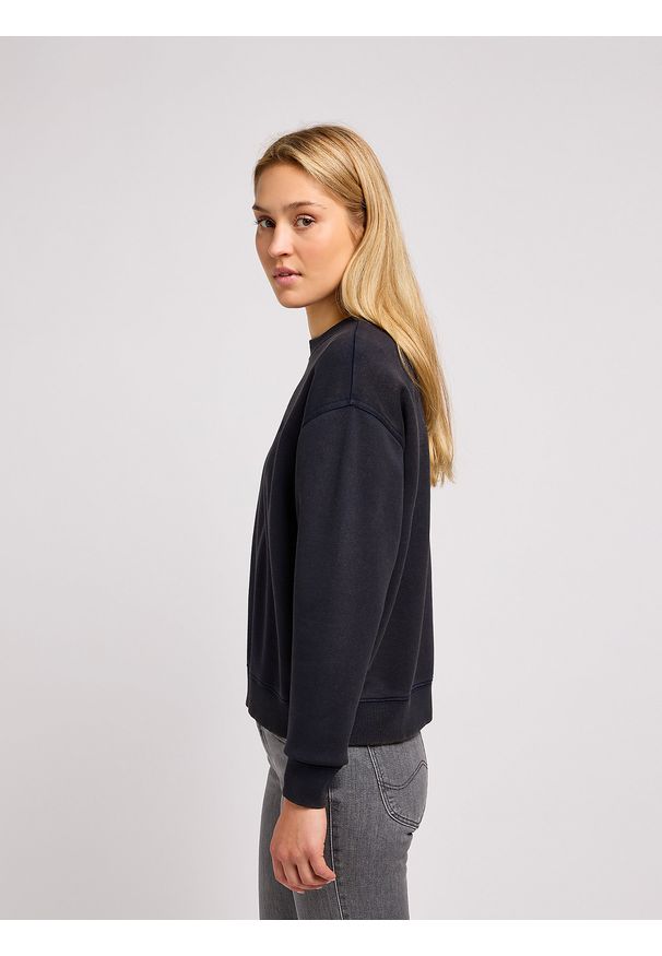 Lee - LEE DAMSKA BLUZA LEE CREW SWS UNIONALL BLK 112350241