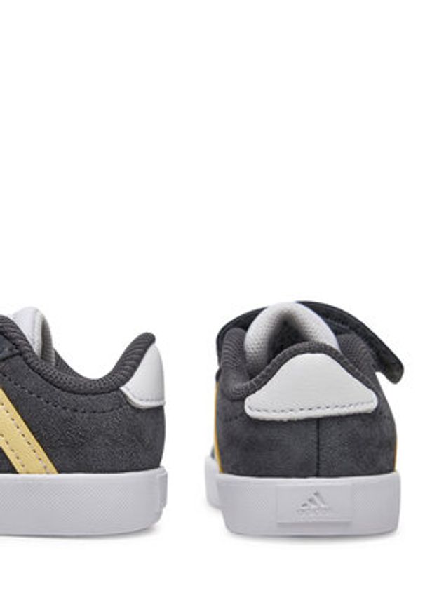 Adidas - adidas Sneakersy VL Court 3.0 JH6308 Szary. Kolor: szary. Materiał: skóra, zamsz