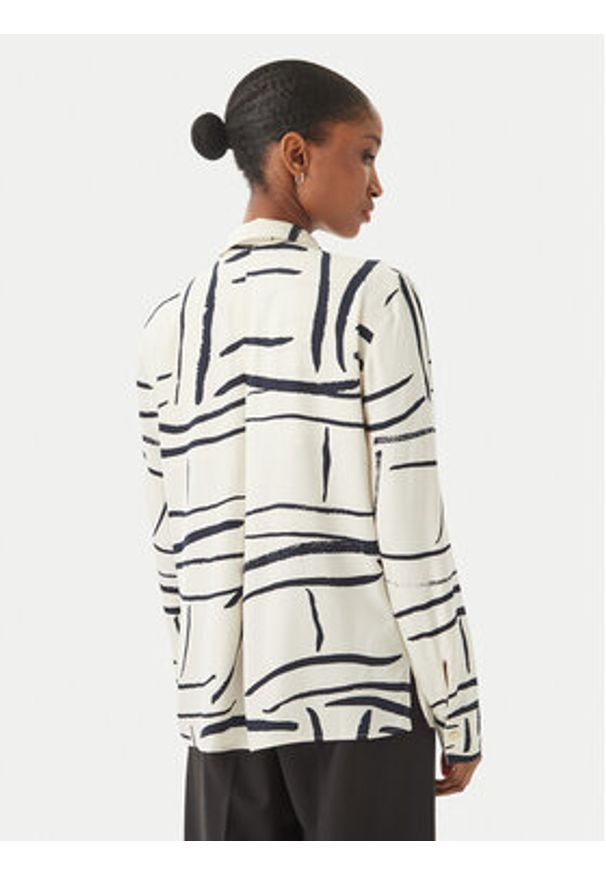 TOMMY HILFIGER - Tommy Hilfiger Koszula WW0WW49611 Beżowy jasny Regular Fit. Kolor: beżowy. Materiał: wiskoza