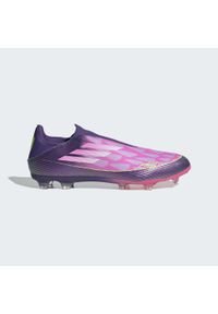 Adidas - Buty piłkarskie ADIDAS F50 Yamal League Laceless FG/MG. Materiał: syntetyk. Szerokość cholewki: normalna. Wzór: nadruk. Sport: piłka nożna