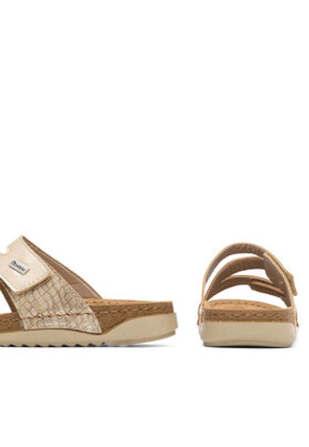 Inblu Klapki AA093N01 Złoty. Kolor: złoty. Materiał: syntetyk