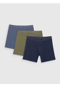 4f - 4F Bielizna bokserki (3-pack) męskie - multikolor L. Kolor: wielokolorowy. Materiał: guma, bawełna, elastan #1