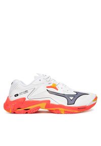 Mizuno Buty halowe Wave Lightning Z8 V1GA2400 Pomarańczowy. Kolor: pomarańczowy. Materiał: skóra. Model: Mizuno Wave