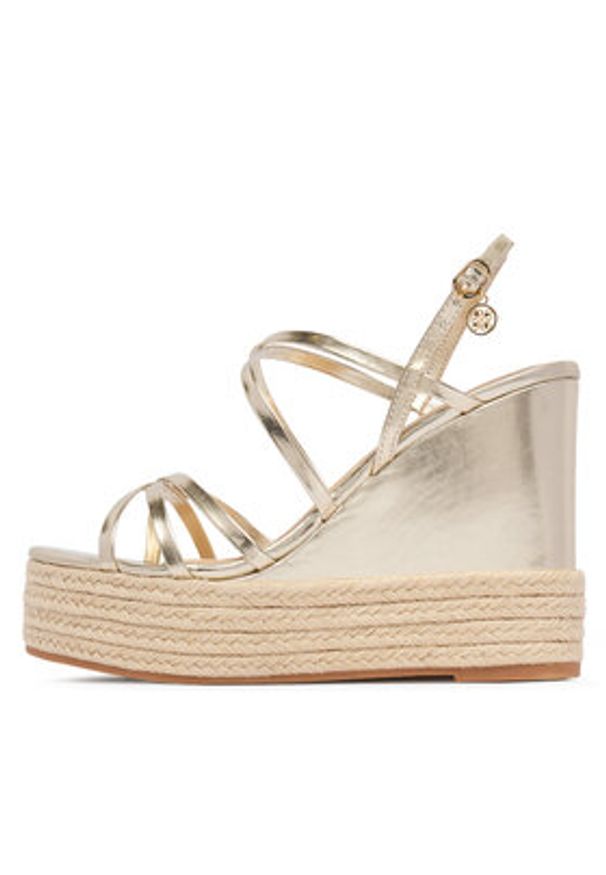 Nine West Sandały CEO-SW25-3 04 Złoty. Kolor: złoty. Materiał: materiał