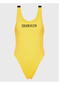 Calvin Klein Swimwear Strój kąpielowy Intense Power KW0KW01597 Żółty. Kolor: żółty. Materiał: syntetyk #3