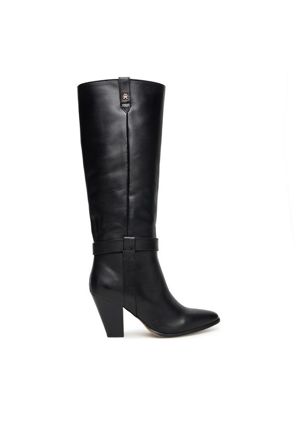 TOMMY HILFIGER - Kozaki Tommy Hilfiger. Kolor: czarny