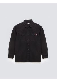 Big-Star - Koszula męska jeansowa czarna Buck 927. Okazja: na co dzień. Kolor: czarny. Materiał: jeans. Styl: klasyczny, casual