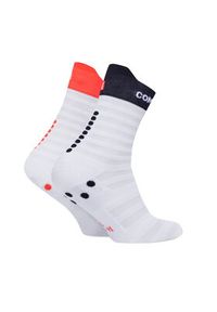 Compressport Skarpety Niskie Unisex Pro Racing Socks v4.0 Ultralight Run Low XU00051B Biały. Kolor: biały. Materiał: poliamid, materiał. Sport: bieganie #3