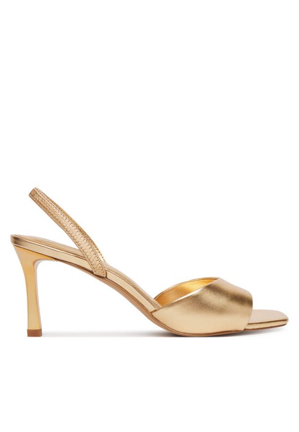 Aldo Sandały Andya 14295887 Złoty. Kolor: złoty. Materiał: skóra