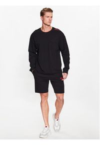 Hugo Bluza 50478910 Czarny Relaxed Fit. Kolor: czarny. Materiał: bawełna #5