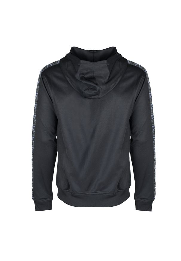 Les Hommes Bluza Zip Up | LHG866 LG852 | Zip Up | Mężczyzna | Czarny. Okazja: na co dzień. Typ kołnierza: kaptur. Kolor: czarny. Materiał: bawełna, poliester. Styl: casual
