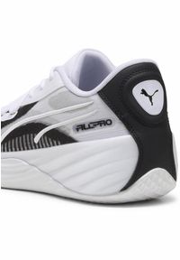 Puma - Buty koszykarskie All-Pro NITRO Team PUMA White Black. Zapięcie: sznurówki. Kolor: biały, czarny, wielokolorowy. Materiał: syntetyk, tkanina, materiał. Szerokość cholewki: normalna. Sport: turystyka piesza