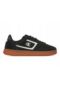 Champion - BUTY damskie CHAMPION S11759-KK006 stylowe czarne trampki skóra 36. Kolor: czarny. Materiał: skóra. Sport: turystyka piesza
