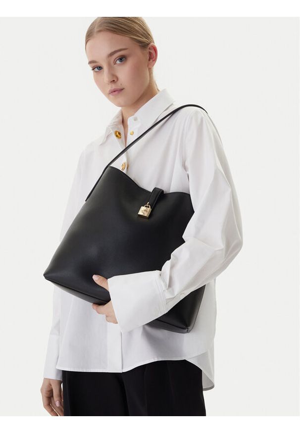 Karl Lagerfeld - KARL LAGERFELD Torebka B1W30096 Czarny. Kolor: czarny. Materiał: skórzane